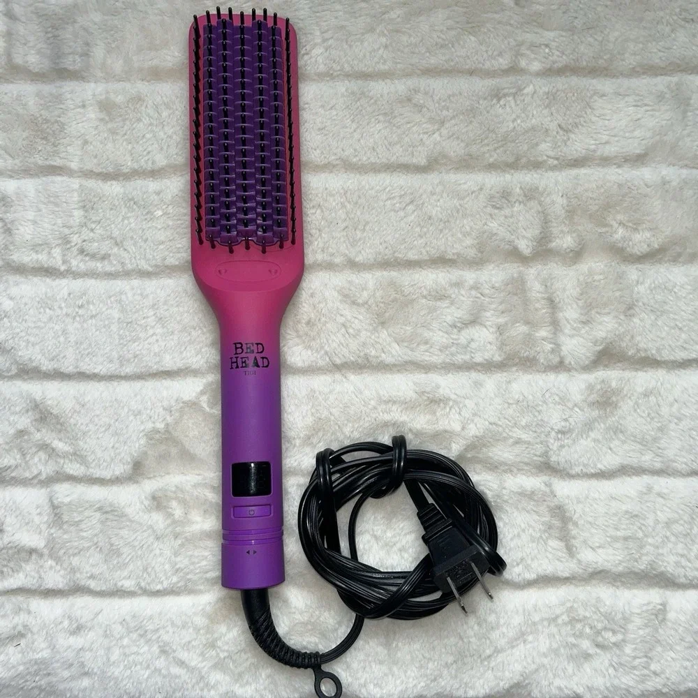 Bed Head TIGI Hair Straightener Smooth Operator Styling Heat Brush - Picture 2 of 7
